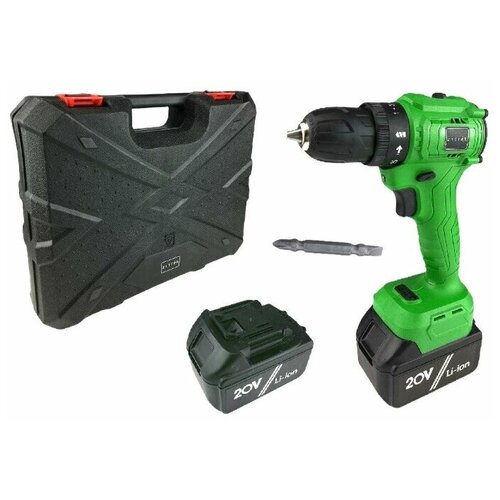 Аккумуляторная бесщеточная дрель-шуруповерт Zitrek Greenpower 20 Pro 20В 2 Li-ion аккумулятора кейс бита 880800₽