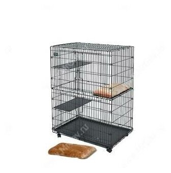 Midwest клетка для кошек Cat Playpens 89,5х59х120,6h см - фотография № 3