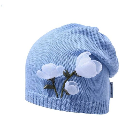 фото Шапка бини андерсен, размер 50-52, голубой