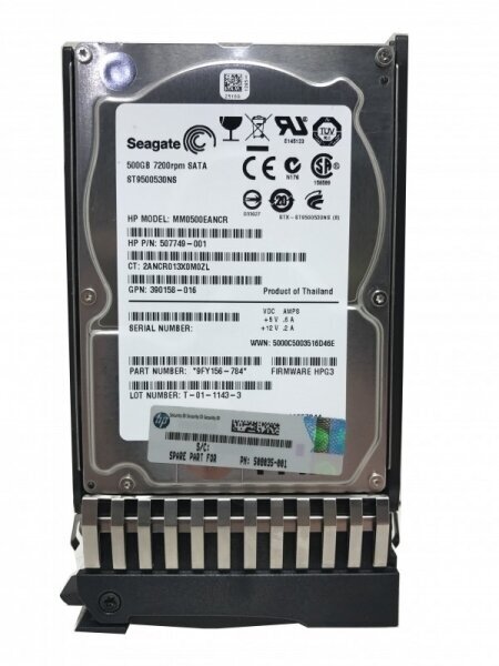 Жесткий диск HP 507753-B21 500Gb SATAII 2,5" HDD