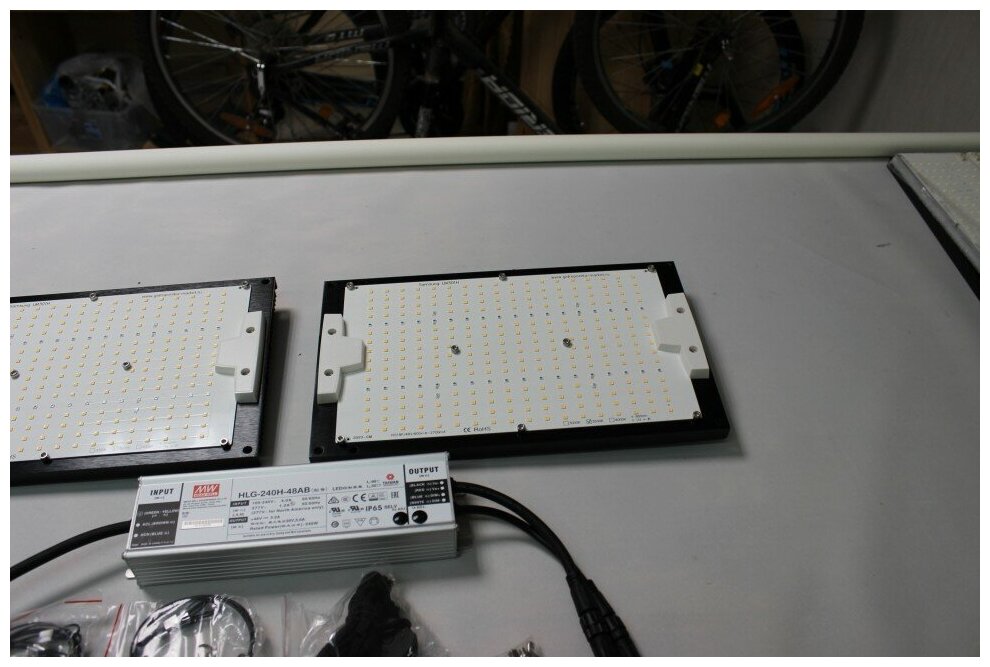 Quantum Board Samsung 301H 3500K+660+ir+uv 240W, 2 отдельных радиатора - фотография № 9