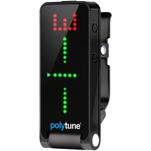 Тюнер полифонический Tc Electronic PolyTune Clip Black гитарный тюнер tc electronic polytune clip black