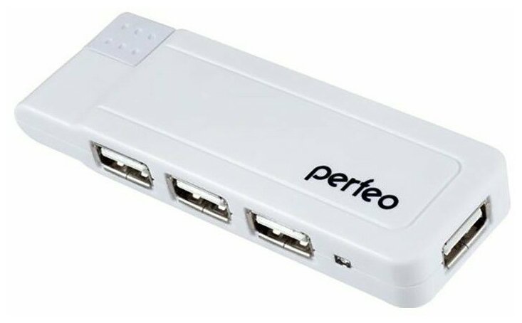 Perfeo PF-VI-H021 разветвитель на 4 порта USB HUB 20 белый
