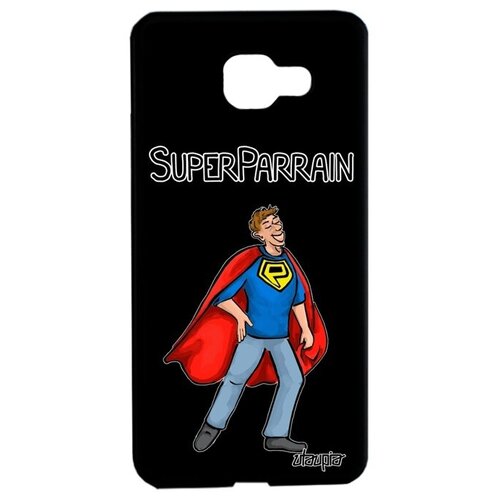 фото Красивый чехол на смартфон // galaxy a5 2016 // "суперкрестный" веселый отец, utaupia, черный