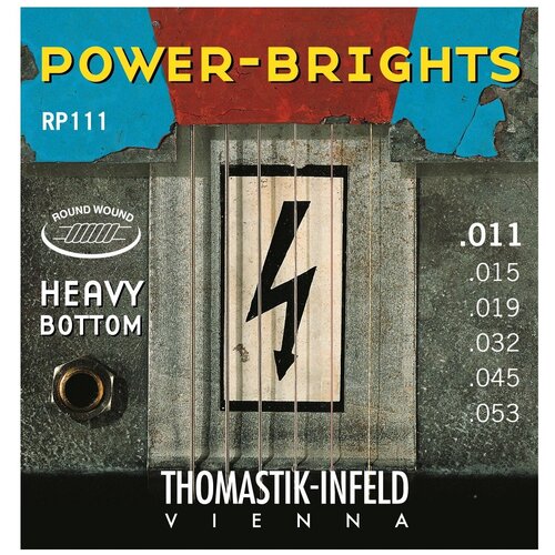 THOMASTIK RP111 Струны для электрогитары струны для электрогитары thomastik power brights rp111