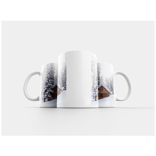 фото Кружка "дом, зима, снег" 320 мл lotsprints