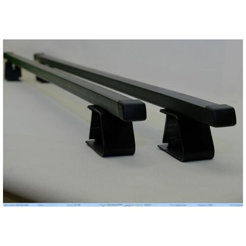 Комплект опор на рейлинги Renault Duster/рено Дастер, 2015-2020 / черные ULTRA-BOX