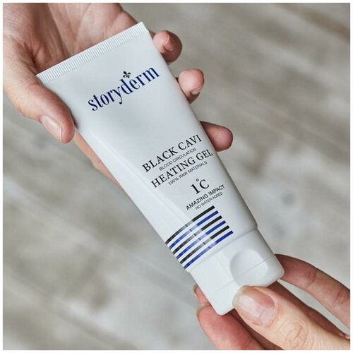 Black Cavi Heating Gel Разогревающая гель-маска Storyderm, 80 мл