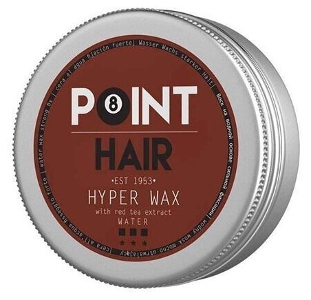 Farmagan Point Hair: Моделирующий воск для волос сильной фиксации (Hyper Wax), 100 мл