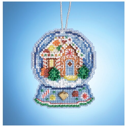 фото Набор для вышивания mill hill mh161932 имбирный дом - шар