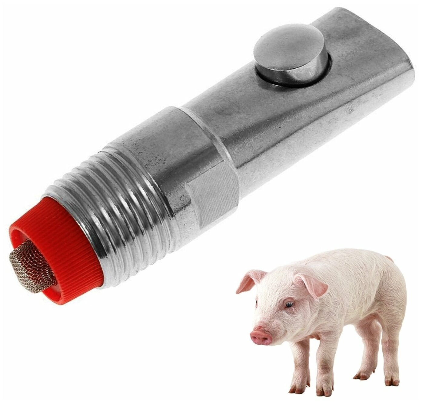 Кнопочная поилка для свиноматок и хряков НП-26 Минифермер 2325