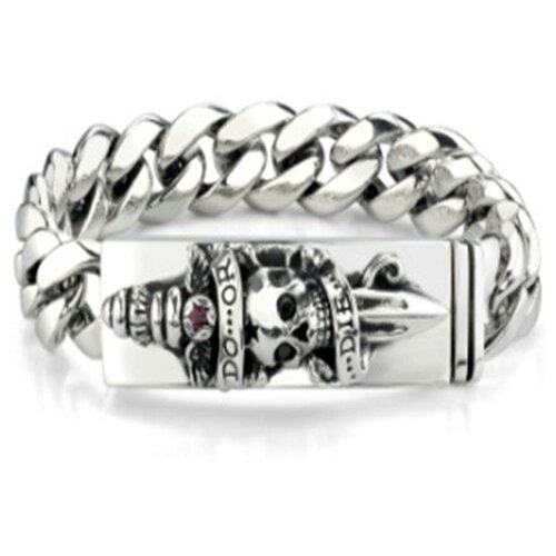 Браслет Ed Hardy, оникс, размер 19 см