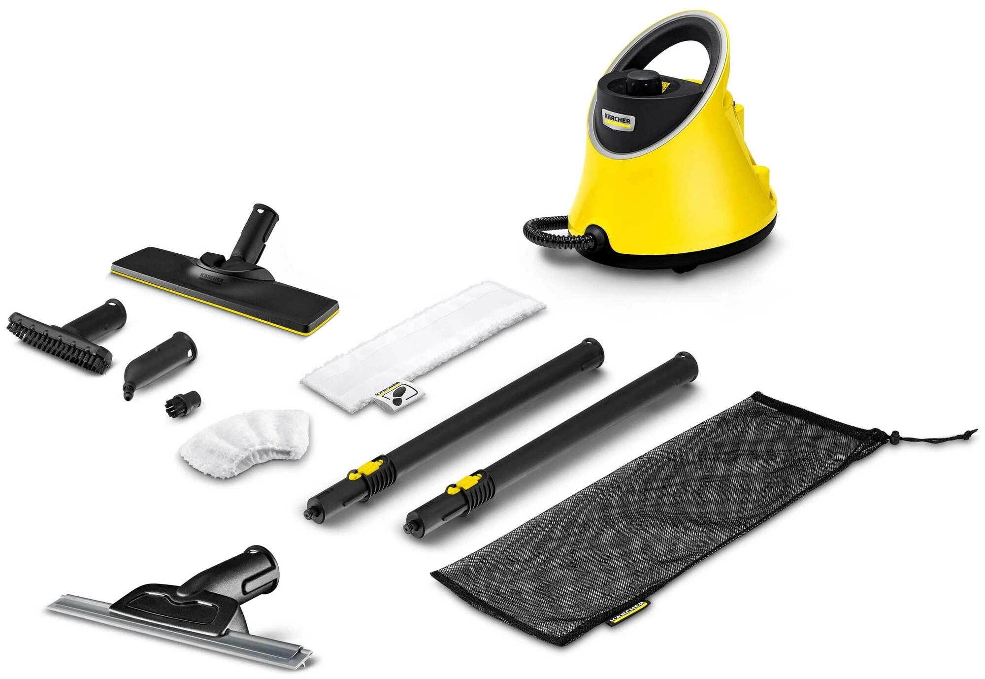 Пароочиститель Karcher SC 2 Deluxe EasyFix + насадка для мойки окон VELER - фотография № 1