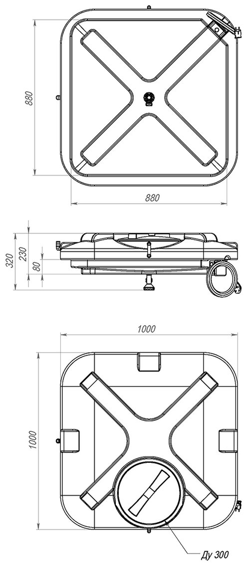 Бак для душа "Rostok" 110 л с подогревом - фотография № 3