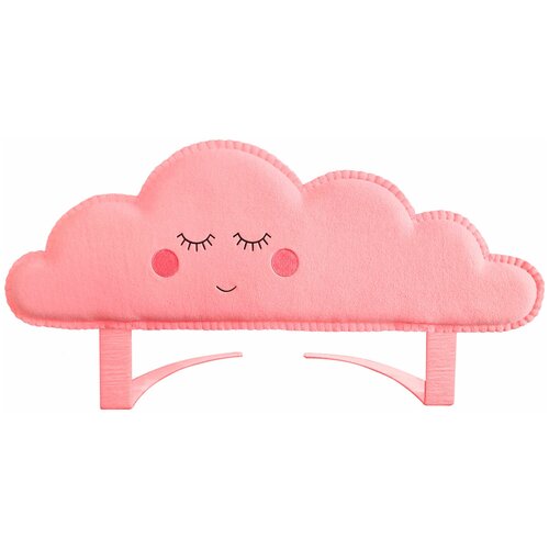 фото Ограничитель для кровати облачко, цвет розовый (на матрас 13-15 см) whitecloudshop