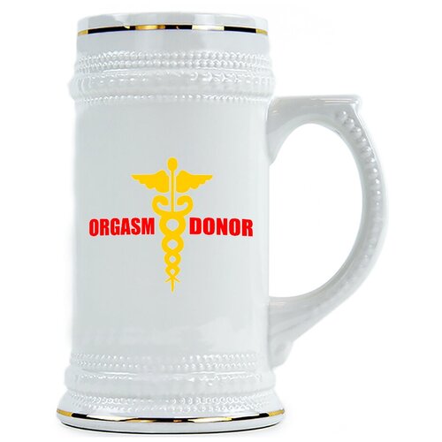фото Пивная кружка orgasm donor , донор оргазма drabs