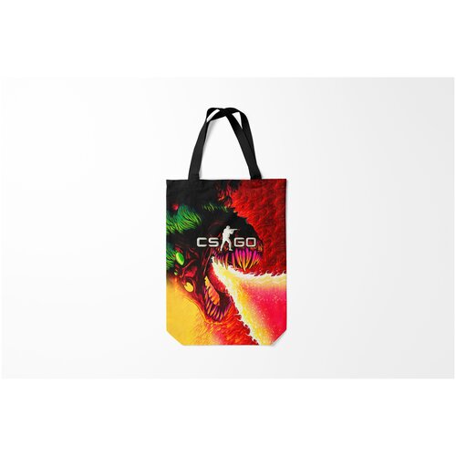 фото Сумка-шоппер / 31х42 см / геймерам / counter strike cs go burnettie