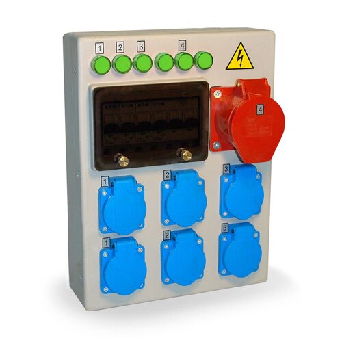 Электрощиток розеточный ЭЩР-О-6Т