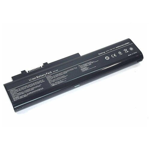 Аккумуляторная батарея для ноутбука Asus N50 11.1V 4400mAh OEM черная