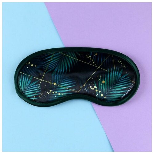 фото Маска для сна «тропики», 19,5 х 8,5 см brand k