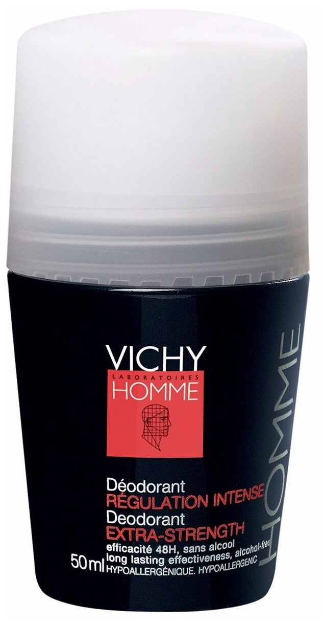 Дезодорант Vichy (Виши) антиперспирант для чувствительной кожи Homme 48 ч. 50 мл L'Oreal Vichy - фото №2