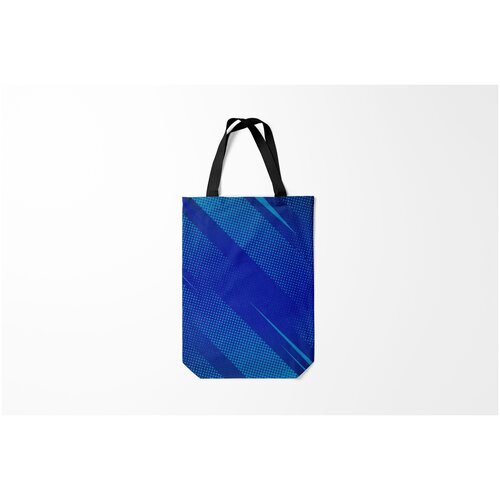 фото Сумка-шоппер / 31х42 см / тренды / абстракция линейная burnettie