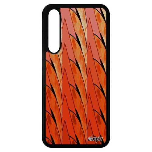 фото Дизайнерский чехол на смартфон // huawei p20 pro // "восход" стиль треугольник, utaupia, оранжевый