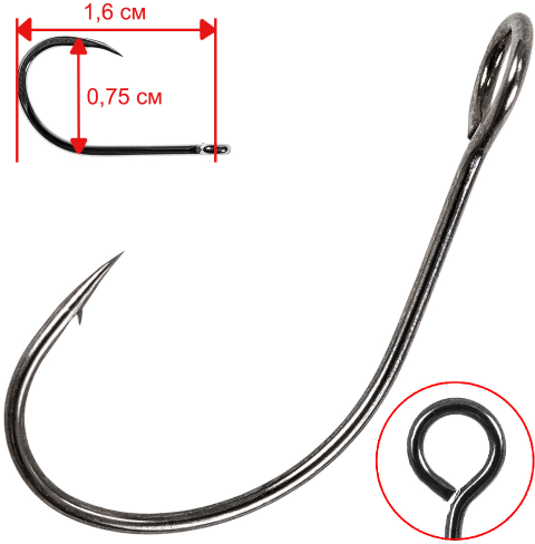 Dunaev Trout Super Black №10 (7шт.)