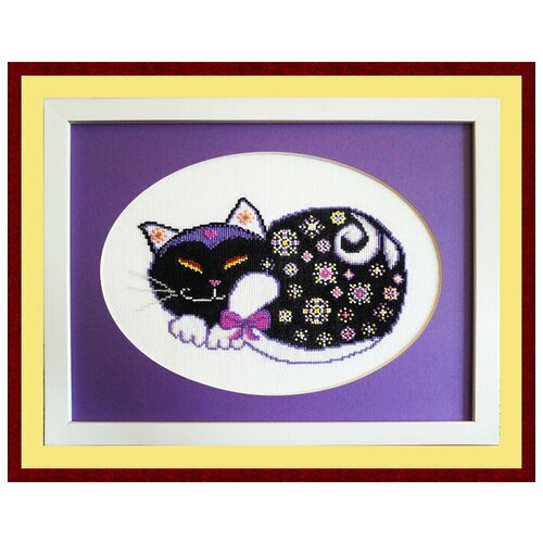 фото Набор для вышивания zengana б-088 звёздная кошка 1 шт.