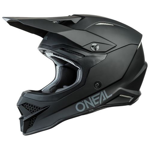 фото Кроссовый шлем oneal 3series solid чёрный матовый o'neal