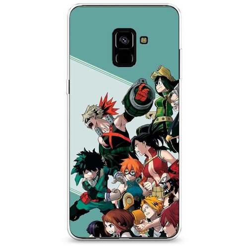 фото Силиконовый чехол "boku no hero academia" на samsung galaxy a8 + / самсунг галакси а8 плюс 2018 case place