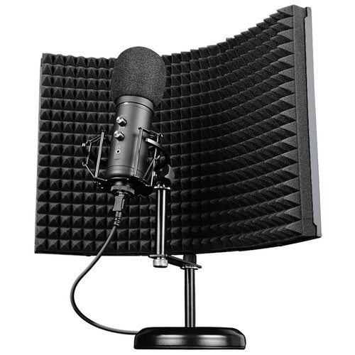 Микрофон Trust GXT 259 Rudox Studio Microphone с поп-фильтром чёрный