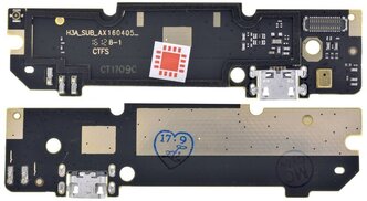 Плата на системный разъем (нижняя плата) для телефона Xiaomi Redmi Note 3 Pro / 30 pin
