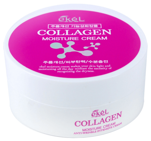 Ekel увлажняющий крем для лица с коллагеном Moisture Cream Collagen, 100 мл