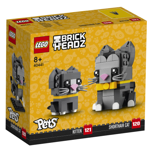 фото Lego сувенирный набор lego brickheadz 40441 короткошёрстные коты