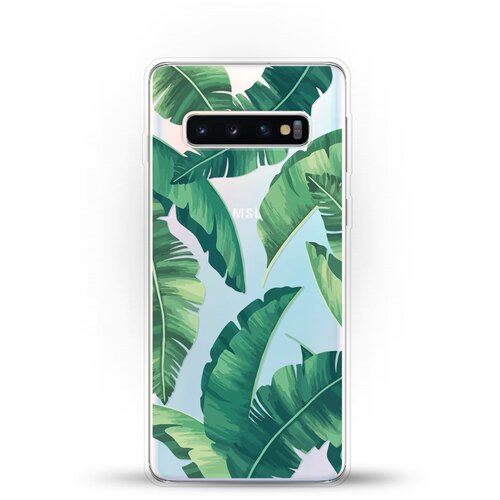 фото Силиконовый чехол пальма на samsung galaxy s10 andy & paul