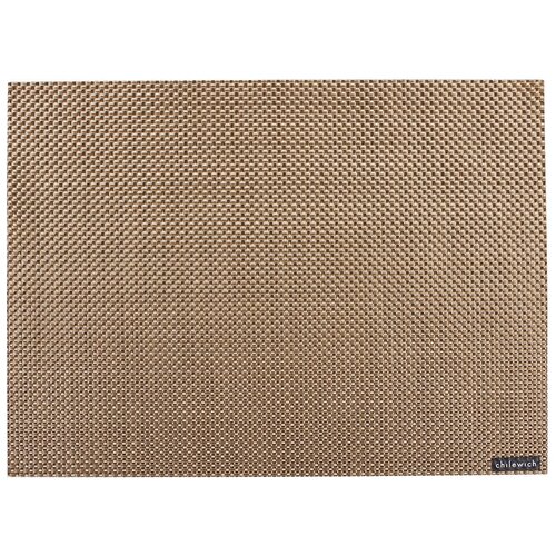 Салфетка подстановочная 36х48 см New Gold, жаккардовое плетение, материал винил, Chilewich, 0025-BASK-NGOL