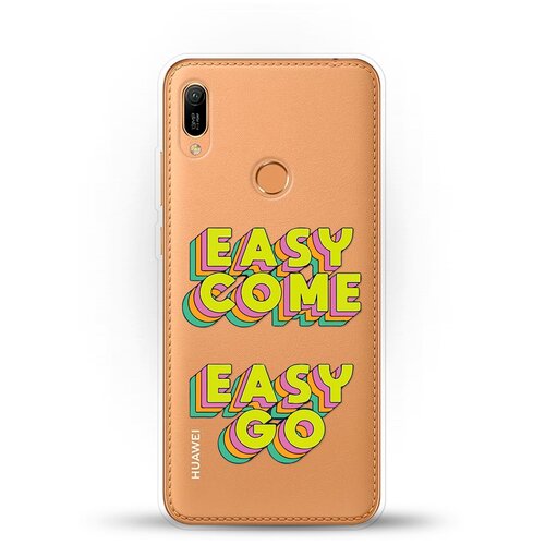 Силиконовый чехол Easy go на Huawei Y6 (2019)