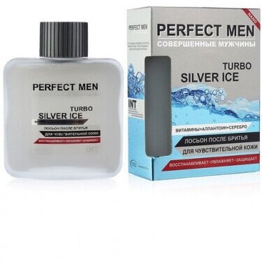 Лосьон после бритья Perfect Men Turbo Silver Ice, 100 мл