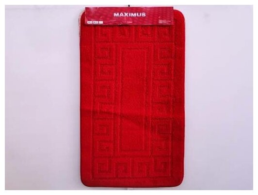 Коврик, коллекция ETHNIC BQ KIRMIZI, размер 60x100 50x60 cm (PEDESTAL), цвет RED