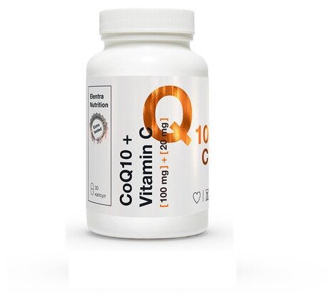 Elentra Nutrition Коэнзим Q10+Витамин С капсулы 316 мг 30 шт.