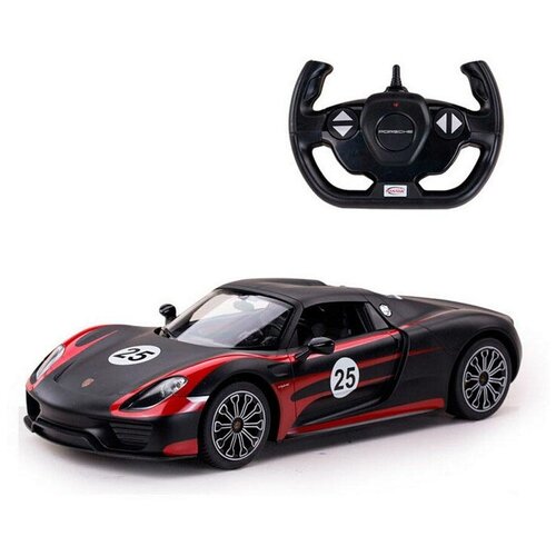 Радиоуправляемая машинка Rastar PORSCHE 918 Spyder, 1:14 (70710) гоночная машина rastar porsche 918 spyder 70710 1 14 33 см белый красный