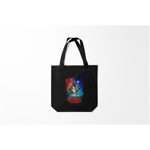 фото Сумка-шоппер / 40х40 см / сериалы / очень странные дела stranger things burnettie