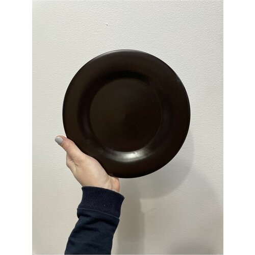 Тарелка 20 см черная