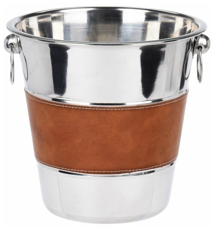 фото Ведёрко для шампанского вальтер, нержавеющая сталь, 21х21 см, Koopman International A12405290