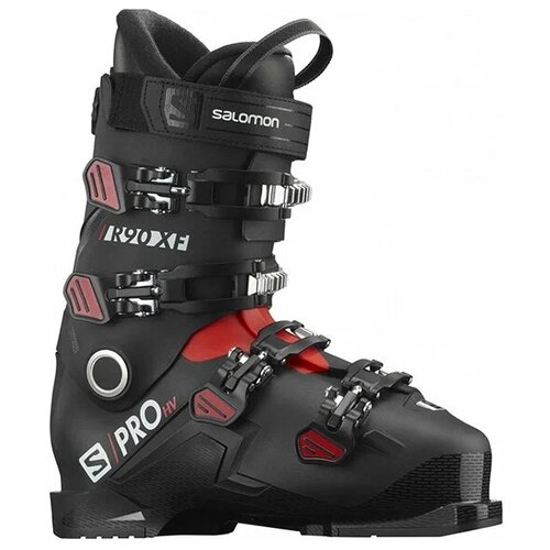 фото Горнолыжные ботинки salomon s/pro hv r90 xf, 7.5 / 25.5, black/red/white