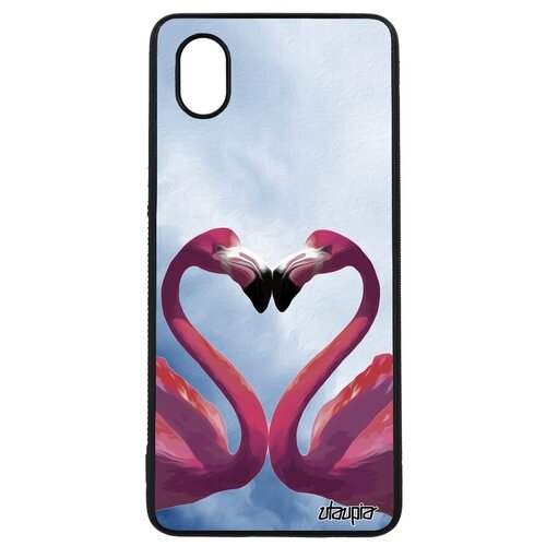 фото Новый чехол на смартфон // galaxy a01 // "фламинго" пара розовый, utaupia, голубой