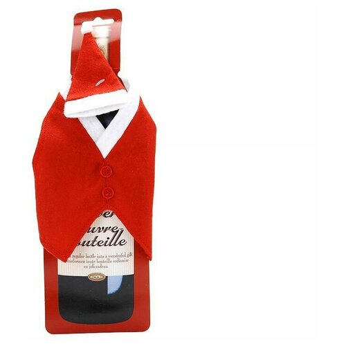 фото Чехол на бутылку новогодний костюмчик, 11х32.5 см, koopman international