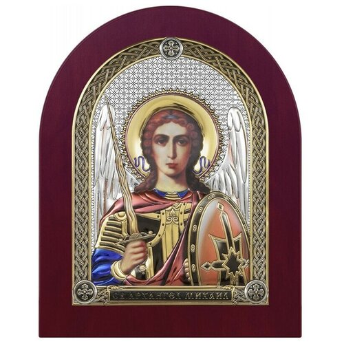 Икона Святой Архангел Михаил 6398 (CW / WC), 8.5х10.2 см икона архангел михаил с огненным мечом размер 8 5 х 12 5 см
