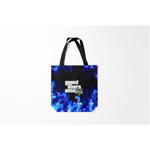 фото Сумка-шоппер / 40х40 см / геймерам / gta 5 гта burnettie
